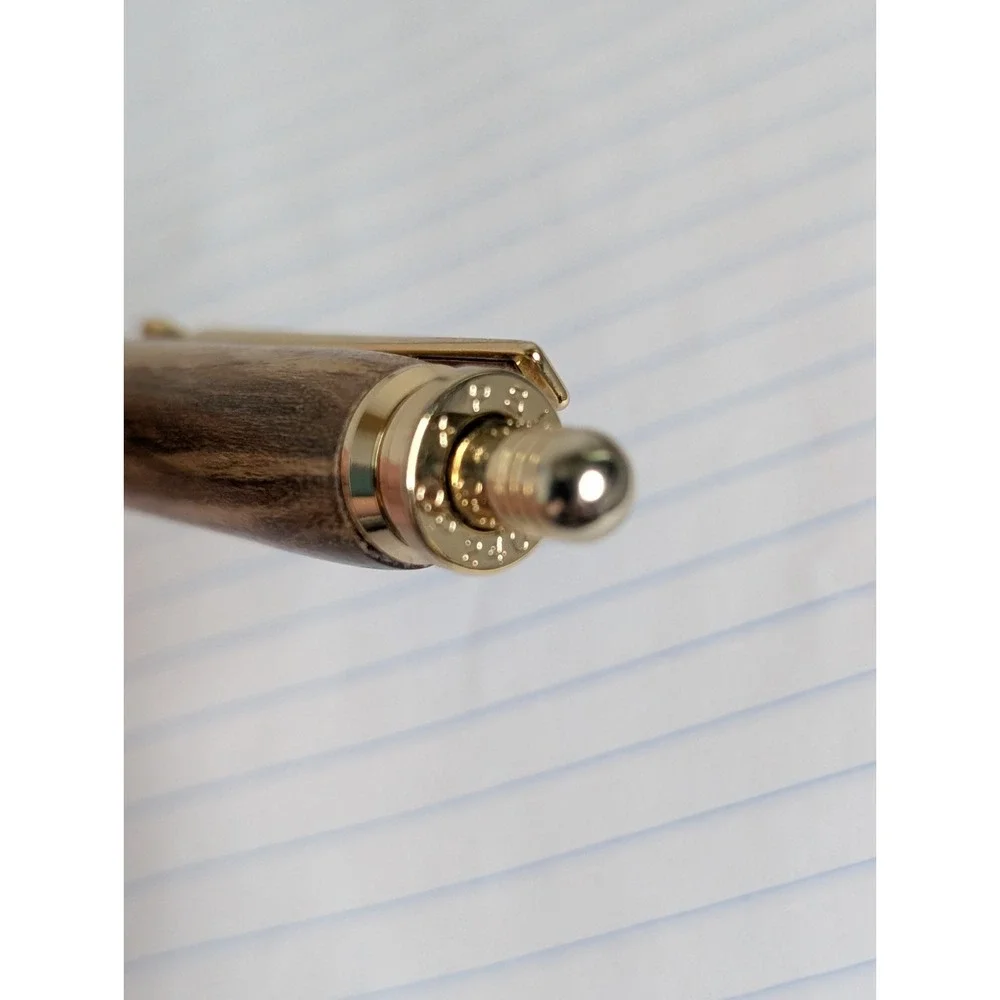 Used PSI CP 2400 Bullet Rollerball Pen Wood NEEDS NEW INK REPLACEMENT